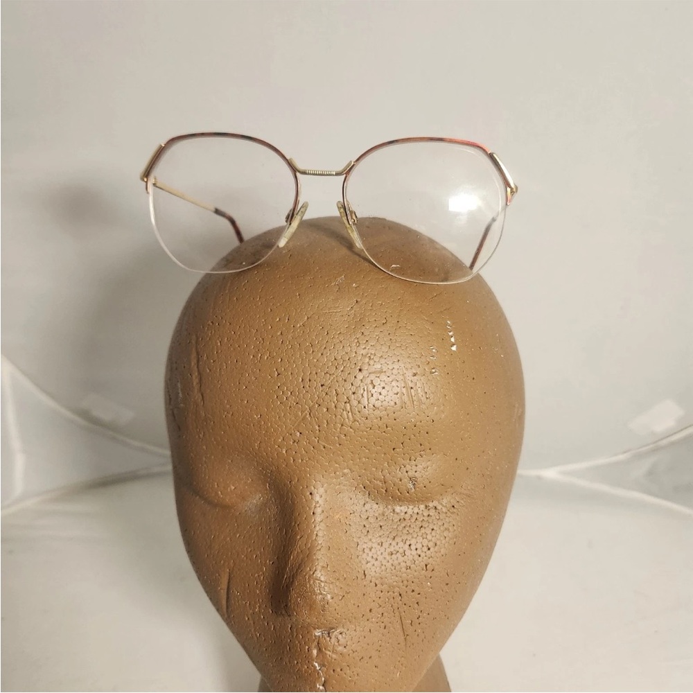 VT Rodenstock Eyeglass Frames Only Ginny Gold Metal Tortoise Shell R56 17/19 135